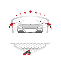 trucking mechanic car detailing excavator car painting company logo svg, trucker logo svg, semi truck svg, company logo svg, car logo svg 