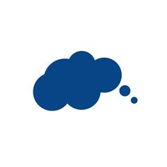 Obraz premium Speech bubble icon flat design illustration