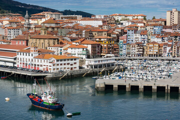 Fototapeta na wymiar puerto pesquero,Bermeo, Vizcaya, Euzkadi, Spain