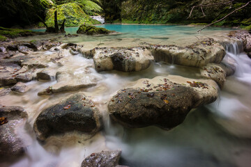 nacedero del rio Urederra, parque natural de Urbasa-Andia,comunidad foral de Navarra, Spain