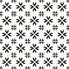Vector Geometric Abstract Seamless Monochrome Pattern Texture Background