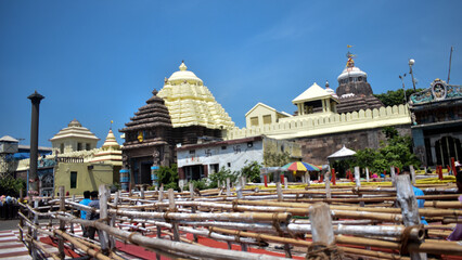 Puri, Odisha / India - June 19, 2022:  Shree Jagannatha Puri Temple in Odisha, Puri, India