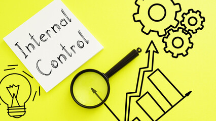 Internal control is shown using the text