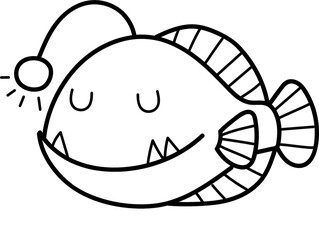 Funny abyssal fish