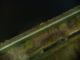 Luftbild vom Havelkanal.