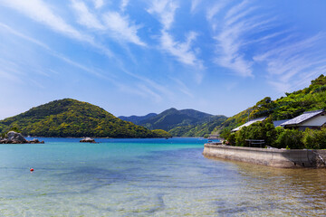 福江島　堂崎天主堂そばの風景