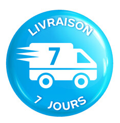 Ic&ocirc;ne Commerce en ligne - Livraison en 7 jours