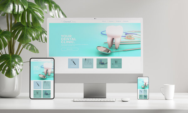 Devices with dental clinic screens