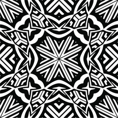 Abstract background with black and white pattern. Unique geometric vector swatch. Perfect for site backdrop, wrapping paper, wallpaper, textile and surface design. 
