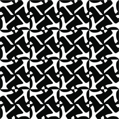 Abstract background with black and white seamless pattern. Unique geometric vector swatch. Perfect for site backdrop, wrapping paper, wallpaper, textile and surface design. 