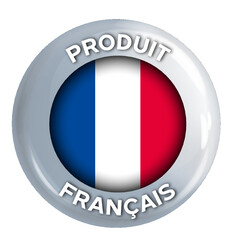 Ic&ocirc;ne Commerce en ligne - Produit fran&ccedil;ais