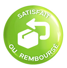 Ic&ocirc;ne Commerce en ligne - Satisfait ou rembours&eacute;