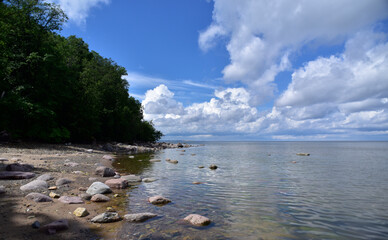 End of beach in NarvaJoesuu