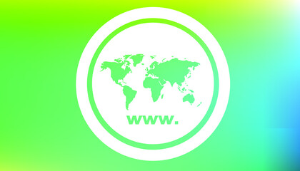 world live, vector, with a nice color on the background