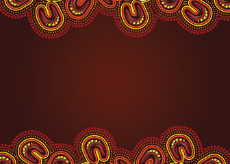 Dot Art Border Background