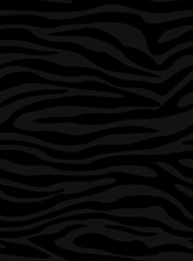 
Zebra print black seamless pattern, trendy animal texture. Modern design.