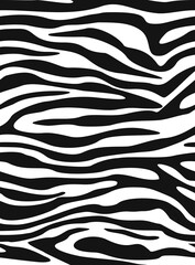 
Zebra animal print. black and white pattern. monochrome background