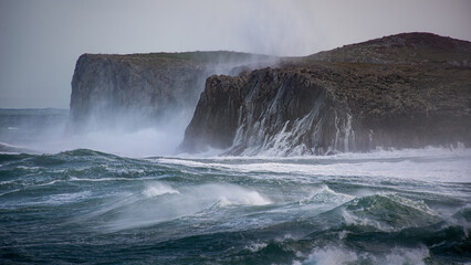 Temporal en Llanes, Asturias