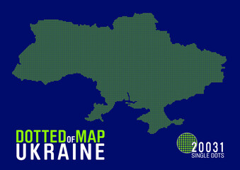 dotted map of ukraine