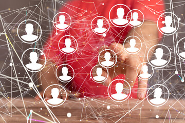group -Stack of hands showing unity and teamwork 3d.