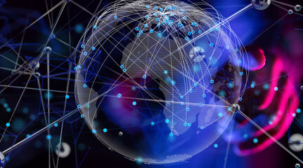  touching global network and data customer connection