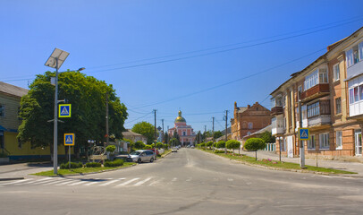 Art street of Leontovich in Tulchyn, Ukraine	
