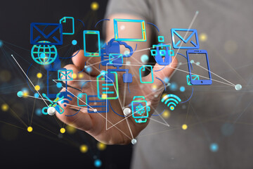 Shopping Cart Flat Design E-Commerce Icon