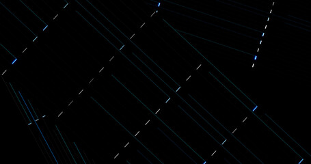 Render with dark background with blue stripes