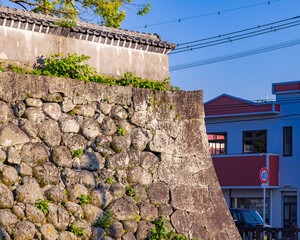 福江城跡　石垣