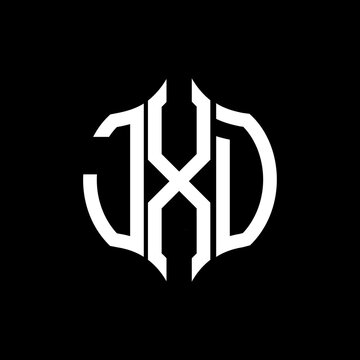JXD letter logo. JXD best black background vector image. JXD Monogram logo design for entrepreneur and business.
