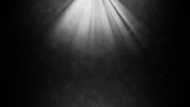 Motion Graphics with Volume Light Rays. The abstract shine of sun animation