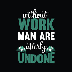 Obraz premium Labor Day T-shirt Design