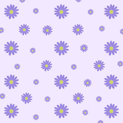 Fototapeta na wymiar purple flowers on a purple background
