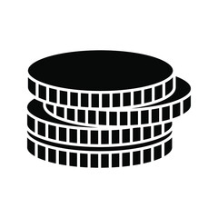 Coins icon. money sign. vector illustration