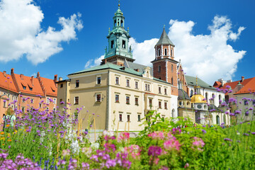 The Wawel Royal Castle, a castle residency located in central Krakow, Poland