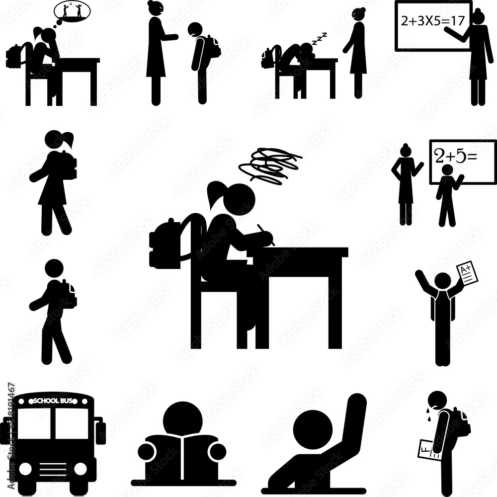 Poster intricate thoughts icon in a collection with other items