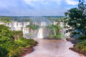 General view Bernabé Mendez jump seen from Brazil