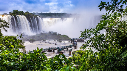 Overview of the Iguazu Falls