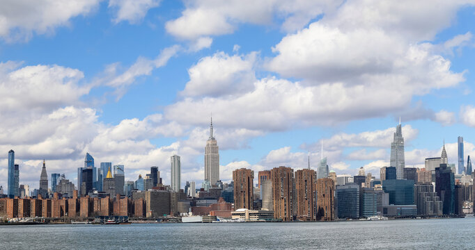 Panoramic view of New York Manhattan