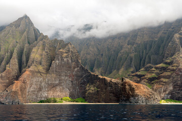 Na Pali coast in Kauai, Hawaii
