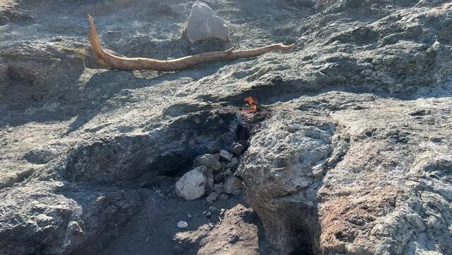 The Unquenchable Fire of Olympus: Yanartas, Chimera, Kemer Antalya, TURKEY