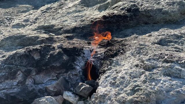 The Unquenchable Fire of Olympus: Yanartas, Chimera, Kemer Antalya, TURKEY