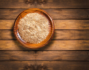 Food powder based on soy fiber with psyllium