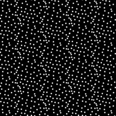 Zen art doodle ornate abstract background. Hand drawn white on black stars. Creative zenart monochrome texture. Random repeat chaotic zentangle surface design. Vector eps illustration