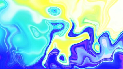 Hand Painted Background With Mixed Liquid Paints. Abstract Fluid Acrylic Painting. Marbled Colorful Abstract Background. Liquid Marble Pattern.
