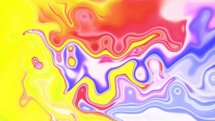 Hand Painted Background With Mixed Liquid Paints. Abstract Fluid Acrylic Painting. Marbled Colorful Abstract Background. Liquid Marble Pattern.
