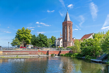 Muehlentorturm in the New Town of Brandenburg an der Havel in Germany