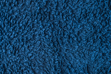 Blue wool texture fur background pattern warm abstract soft material fluffy animal nature skin color