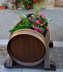 the medieval old town of Bolsena Viterbo Italy
