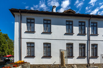 Amazing view of center of town of Troyan, Bulgaria